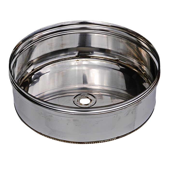 Tappo raccolta condensa acciaio per ispezione canna fumaria manutenzione *** misura Ø 250 mm, confezione 1