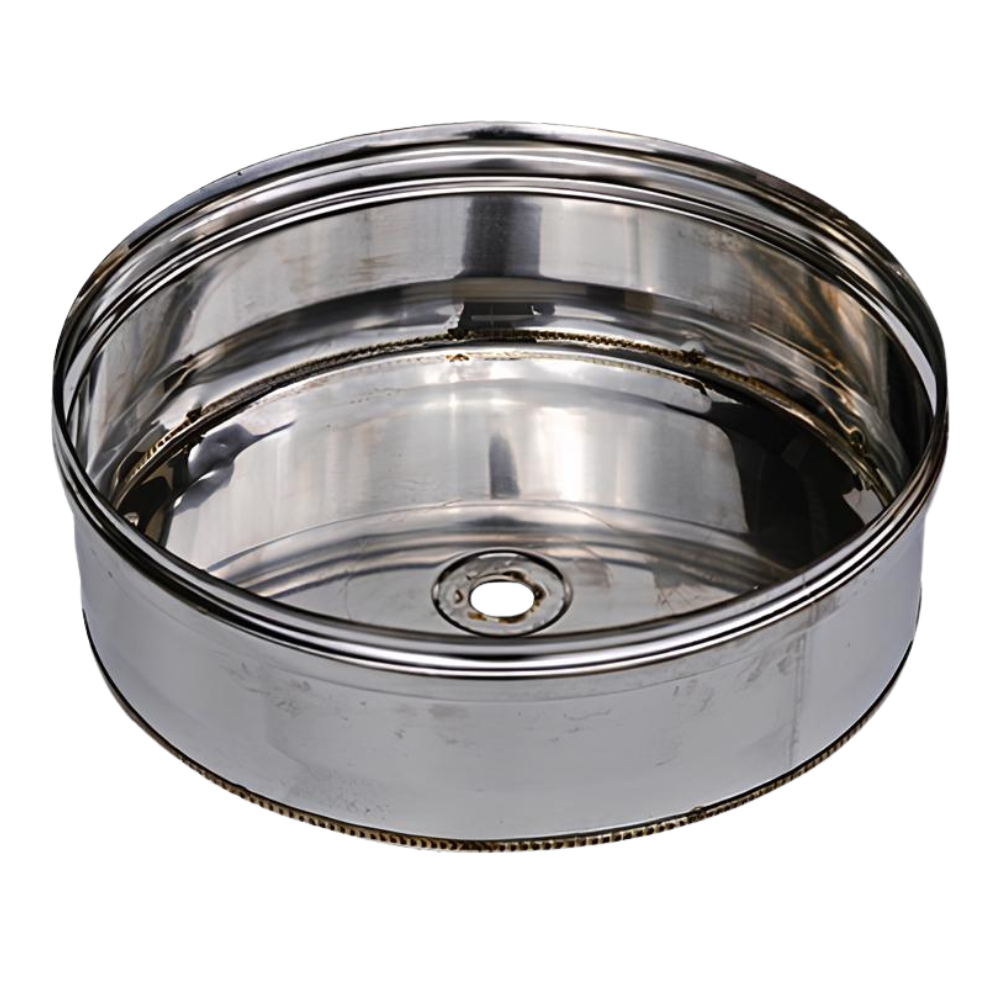 Tappo raccolta condensa acciaio per ispezione canna fumaria manutenzione *** misura Ø 150 mm, confezione 1