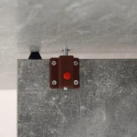 Tavolo Pieghevole in Legno per 4-6 Persone con Ruote, 75x140x74cm, Grigio