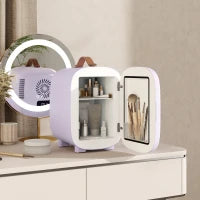 Mini Frigorifero Cosmetici Extra Silenzioso, 4L, 9V/240V, 20,3x26,3x28 cm, Viola