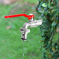 Rubinetto Esterno universale da giardino, 1/2"/3/4 " rubinetto da giardino 90010 1/2"