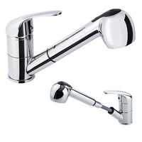 Rubinetto Miscelatore Monocomando Cucina Lavello Lavabo Con Doccetta Estraibile