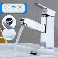 Rubinetto Miscelatore Monocomando Lavabo bidet con doccetta estraibile 59954