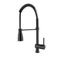 Rubinetto miscelatore cucina con doccetta a molla lavello isola canna alta 87465