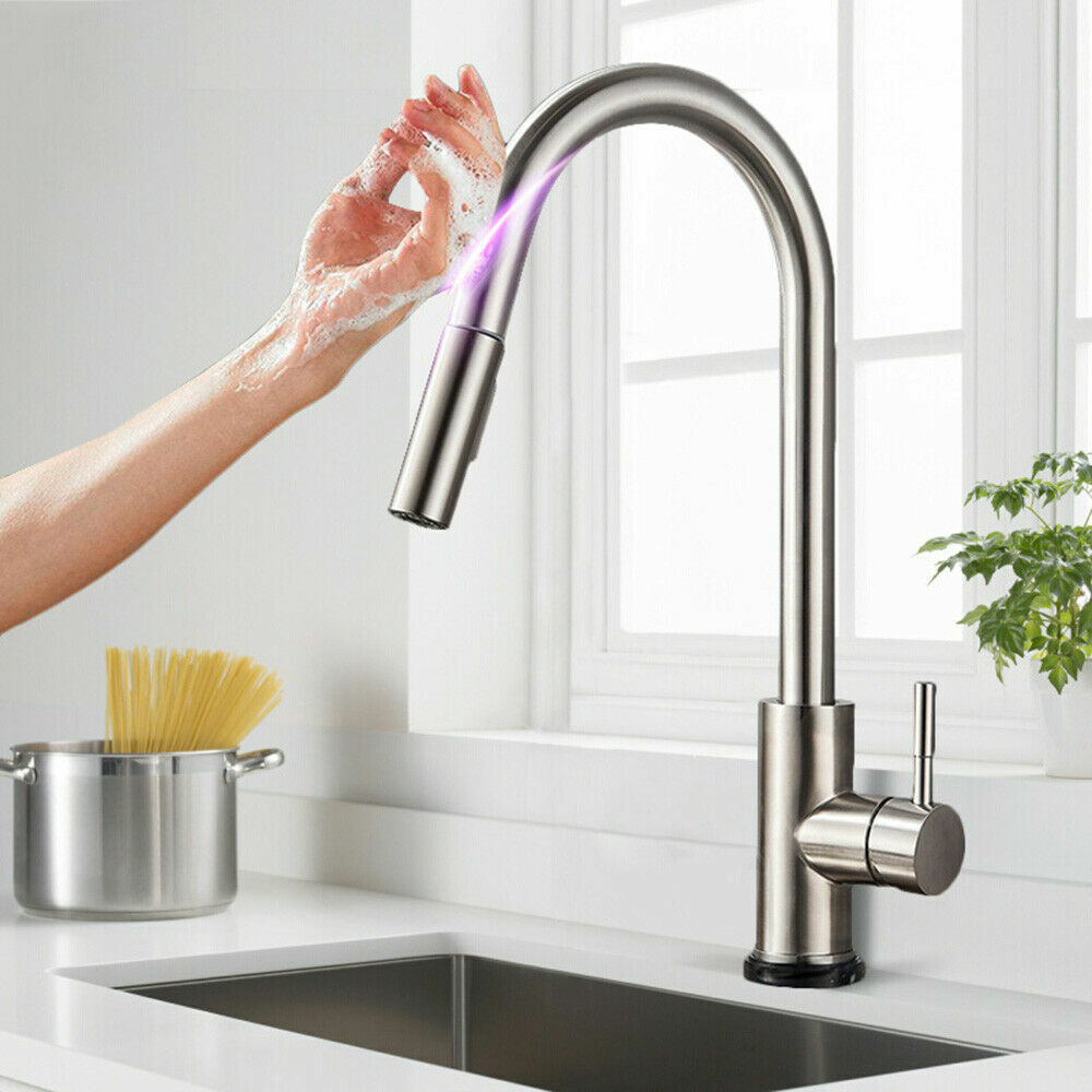 Rubinetto miscelatore lavello cucina sensore Touch doccetta estraibile Art.59987