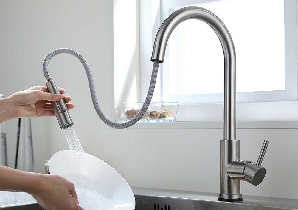 Rubinetto miscelatore lavello cucina sensore Touch doccetta estraibile Art.59987