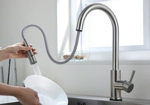 Rubinetto miscelatore lavello cucina sensore Touch doccetta estraibile Art.59987