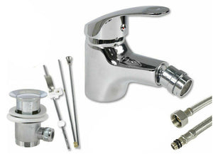 Rubinetto monoforo bidet miscelatore monocomando da bagno ottone cromato 52330A