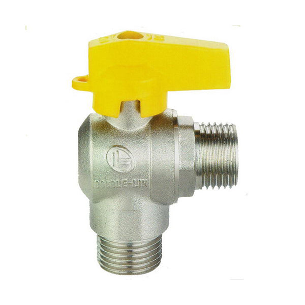 Rubinetto valvola a sfera 1/2'' M/M a squadra EN 331 GAS - 8113R076