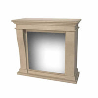 Xaralyn Kretamini Cornice Classica Stile Pietra Per Caminetto Dal Design Esclusivo Bianco