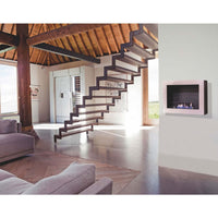 Xaralyn Serra Caminetto a Bioetanolo Da Parete Si Appenda Al Muro Come Un Quadro Argento