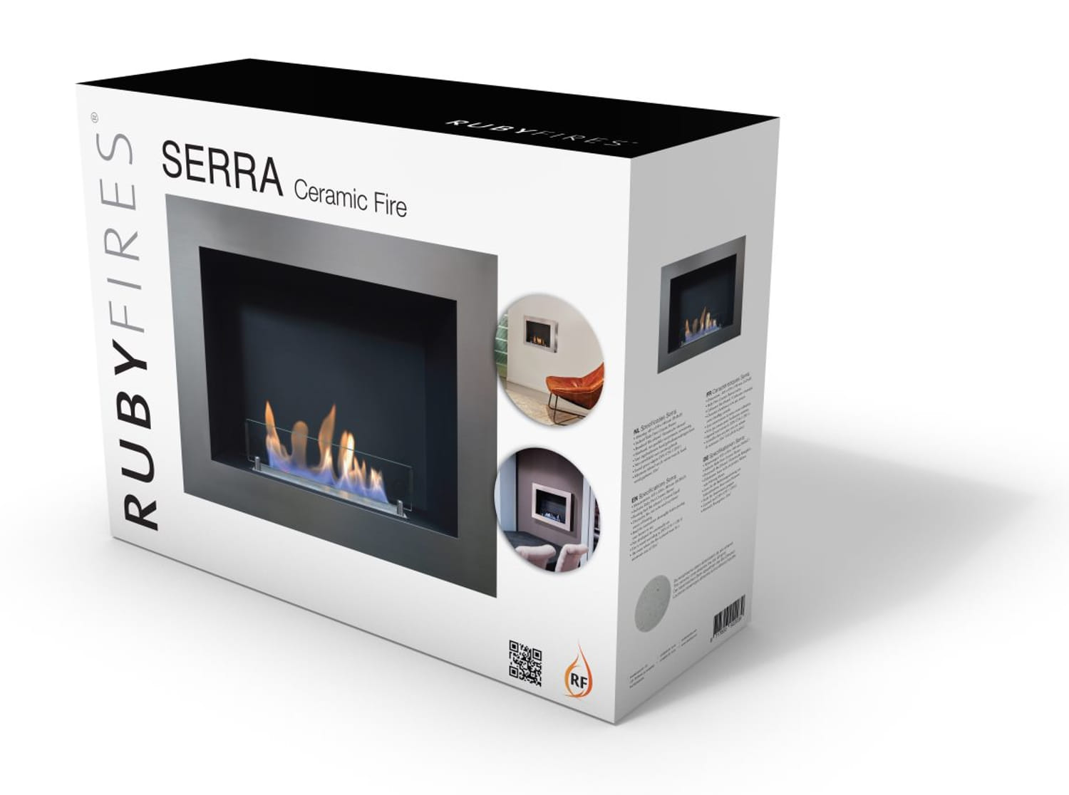 Xaralyn Serra Caminetto a Bioetanolo Da Parete Si Appenda Al Muro Come Un Quadro Argento