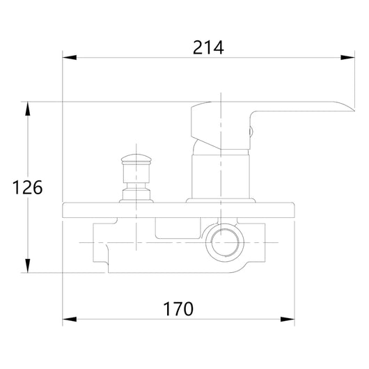 Miscelatore doccia parete america ad incasso con deviatore ottone colore cromato *** confezione 1