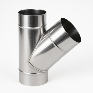 Raccordo braga 135° mono parete metallica spessore 0,5 mm canna fumaria *** misura Ø 180 mm, confezione 1