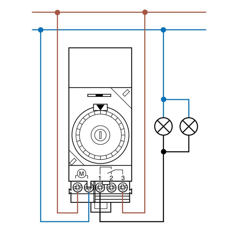 Finder interruttore orario giornaliero serie 12 16a 230v cavalieri 36 mm