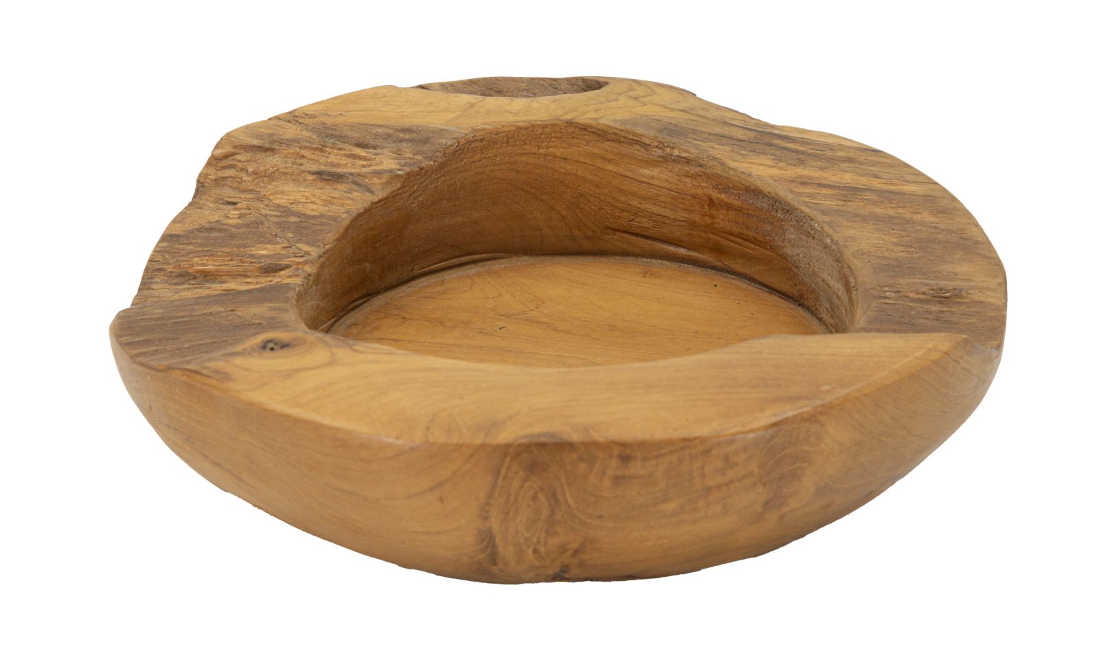 S/TASCHE ERUSI IN TEAK RIC. CM Ø 20X6  (PEZZI UNICI - NON RIP. IN SERIE)