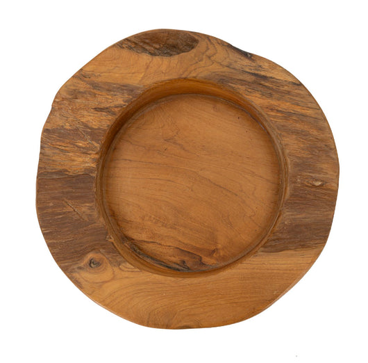 S/TASCHE ERUSI IN TEAK RIC. CM Ø 20X6  (PEZZI UNICI - NON RIP. IN SERIE)