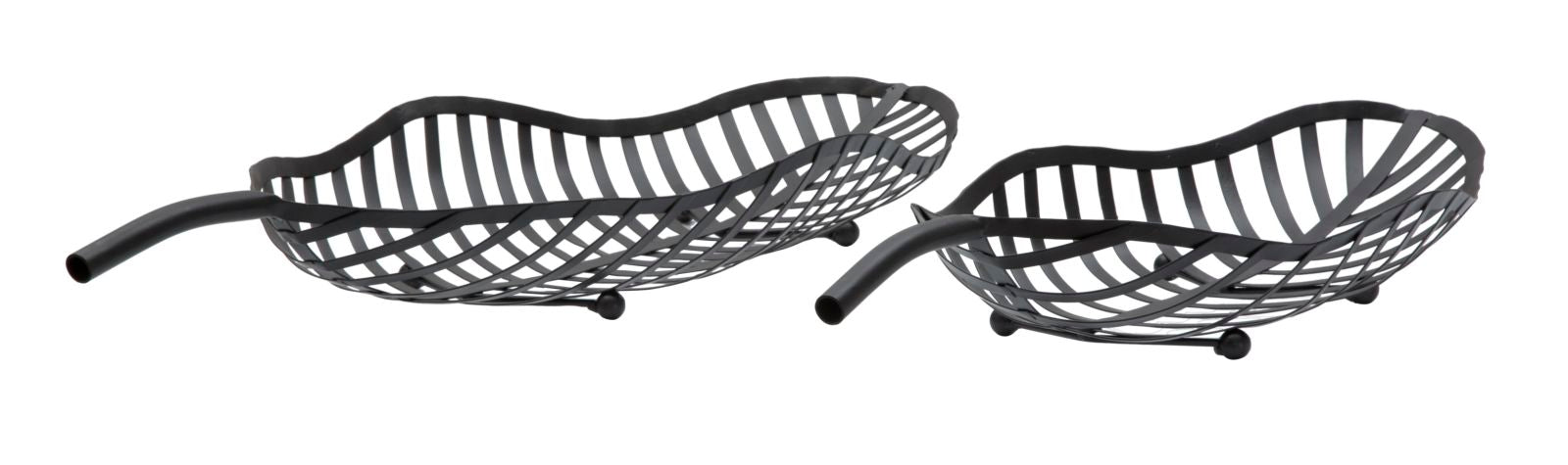 S/TASCHE FOGLIA BLACK COPPIA CM 61X25X7,5-55X20X7,5