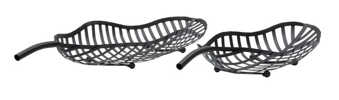 S/TASCHE FOGLIA BLACK COPPIA CM 61X25X7,5-55X20X7,5