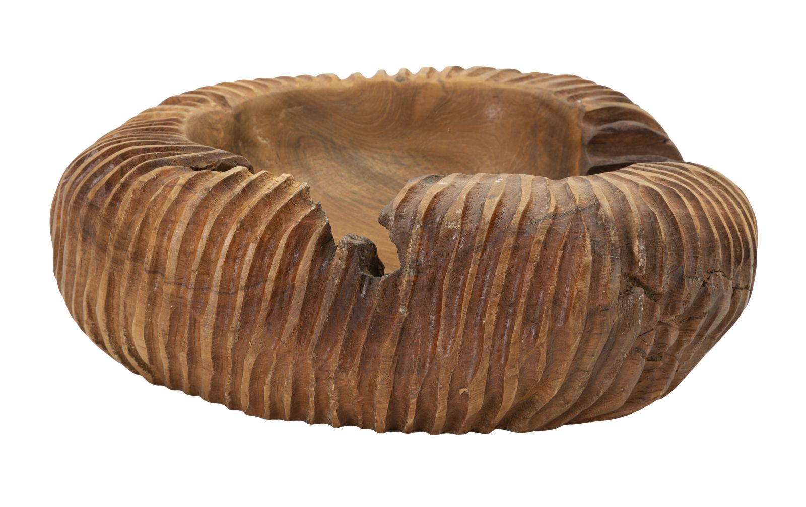 S/TASCHE GARIT IN TEAK RIC. CM 37X40X16 (PEZZI UNICI - NON RIP. IN SERIE)