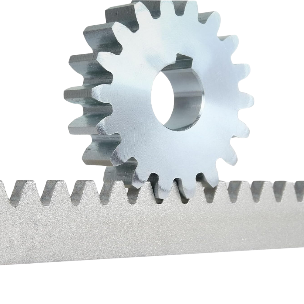 Barra cremagliera acciaio zincato 30x12 1 metro cancello scorrevole e bulloni *** numero pezzi 4, confezione 1