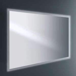 Lineabeta - Specchio LED Zenith 80x80cm senza telaio con luce ambientale