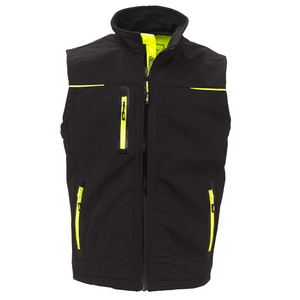 Gilet softshell impermeabile traspirante universe black carbon *** misura medium - m, confezione 1