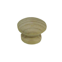 Pomolo in legno - Ã˜ 26 mm. - pino grezzo