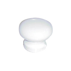 Pomolo in legno - Ã˜ 26 mm. - bianco brillante