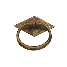 Maniglietta anticata - 50x48 mm. - anticato