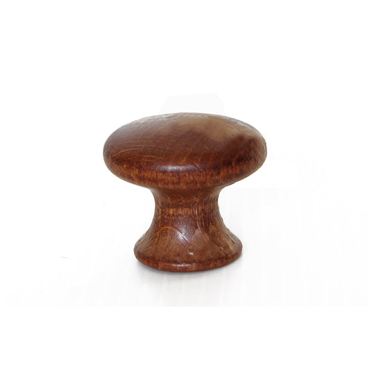 Pomolo in legno - Ã˜ 27 mm. - noce scuro