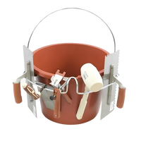 Secchio supporto porta attrezzi manico in acciaio 27 lt. utensili raimondi