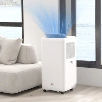 Condizionatore Portatile 1250W con 5 Modalità e Timer 24h, 35.5x35x70 cm, Bianco