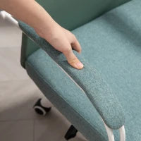 Sedia da ufficio poltrona da ufficio funzione basculante altezza seduta regolabile carico 120 kg 58 x 61 x 115-125 cm verde