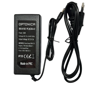 Alimentatore optonica 6102 36w 12v 3a per strisce led