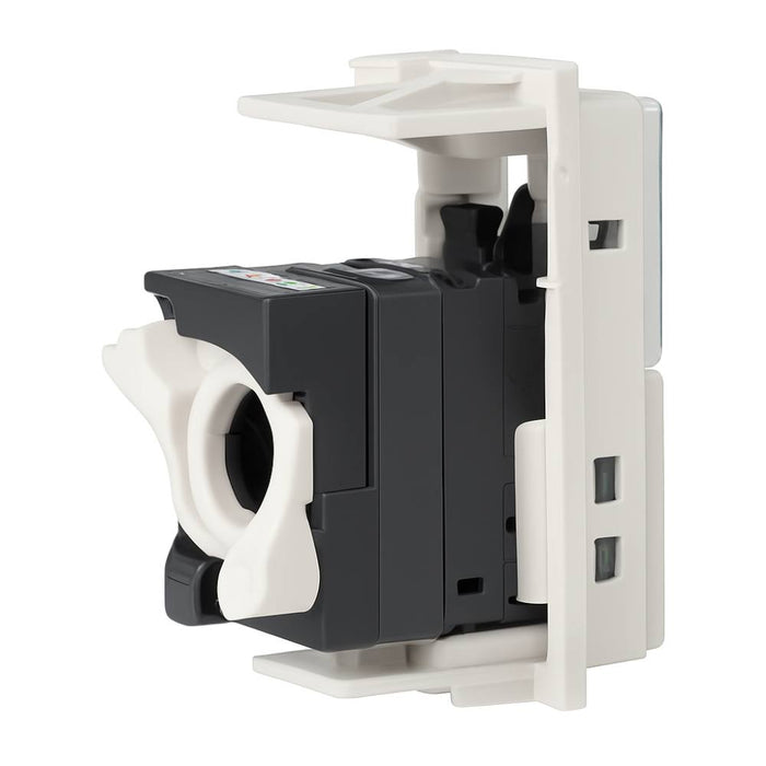 Bticino living now connettore rj45 categoria 5e utp 1 modulo toolless *** colore bianco, confezione 1