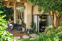 Porta Attrezzi da Giardino High Store+, 1400L, Effetto Legno Spazzolato, Grigio, 140x73,6x170,4H cm