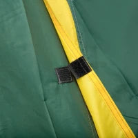 Tenda da campeggio 2-3 persone tenda cupola impermeabile leggera ventilata facile da montare 2 porte finestre dim. 3,25L x 1,83l x 1,3A m fibra di vetro poliestere PE verde