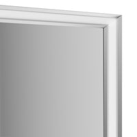 Inda - Specchio LED Pirano 80x80cm dimmerabile con telaio satinato