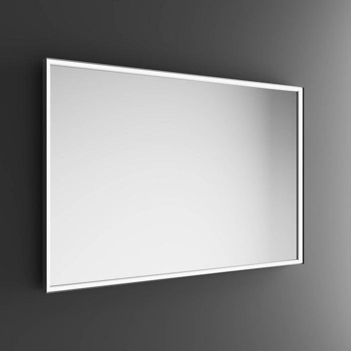 Inda - Specchio LED Pirano 120x80cm dimmerabile con telaio satinato