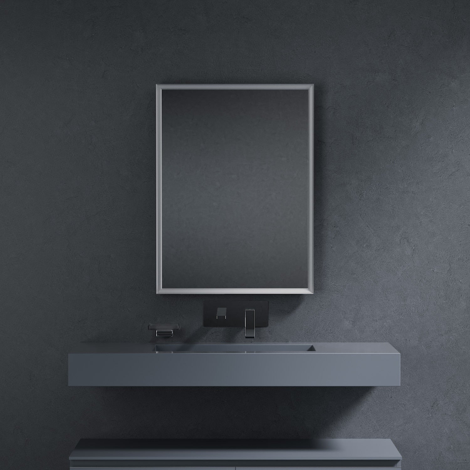 Inda - Specchio LED Pirano+ 60x80cm satinato luce ed intensità dimmerabili