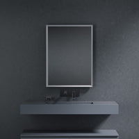 Inda - Specchio LED Pirano+ 60x80cm satinato luce ed intensità dimmerabili