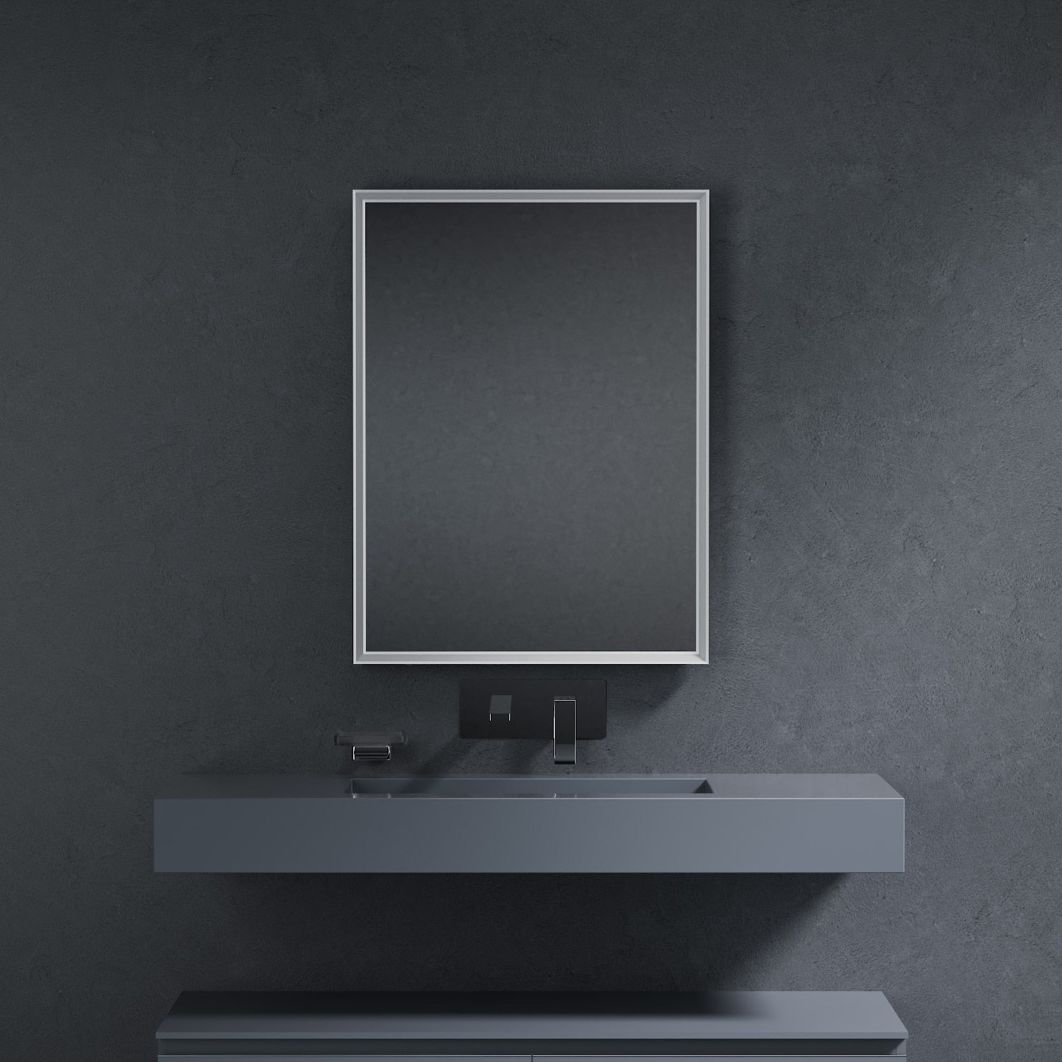 Inda - Specchio LED Pirano+ 60x80cm bianco luce ed intensità dimmerabili