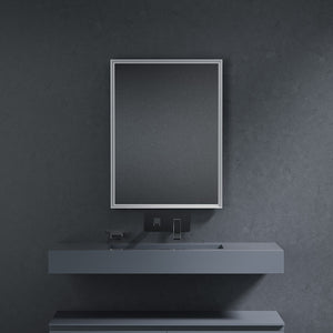 Inda - Specchio LED Pirano+ 60x80cm bianco luce ed intensità dimmerabili