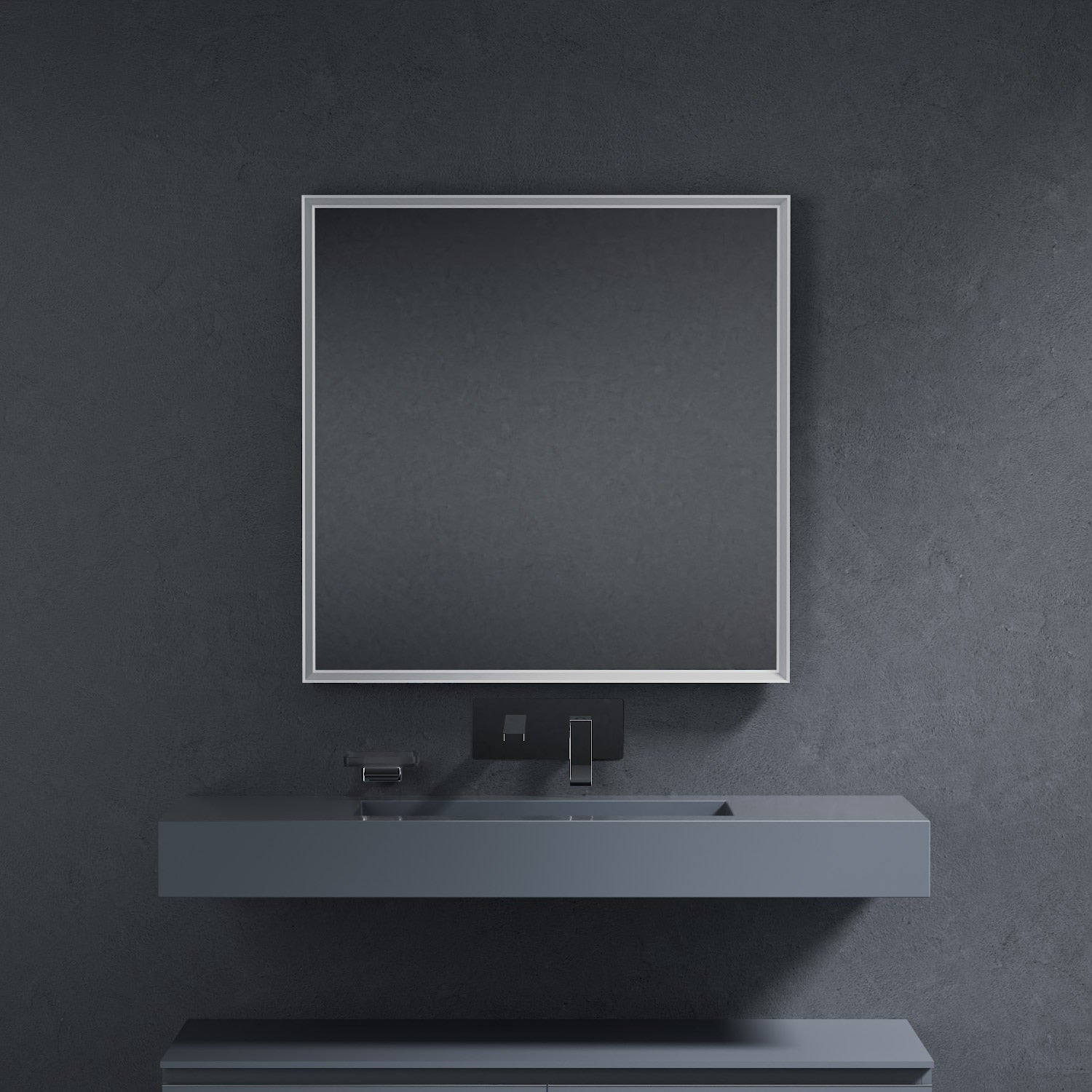 Inda - Specchio LED Pirano+ 80x80cm bianco luce ed intensità dimmerabili