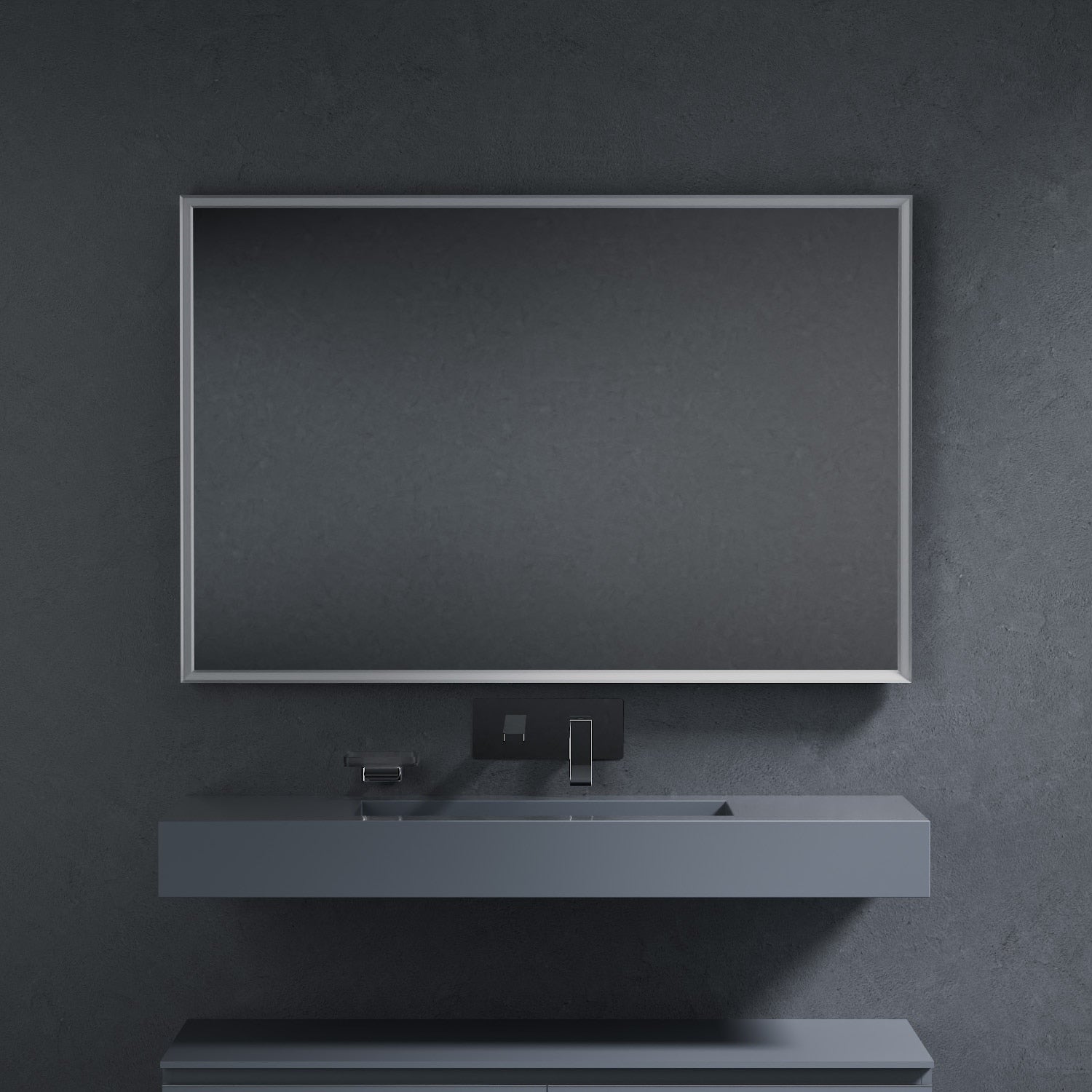 Inda - Specchio LED Pirano+ 120x80cm satinato luce ed intensità dimmerabili