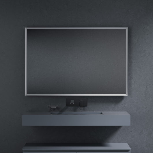 Inda - Specchio LED Pirano+ 120x80cm satinato luce ed intensità dimmerabili