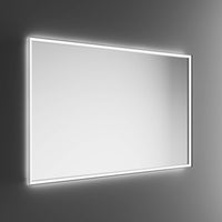 Inda - Specchio LED Pirano+ 140x80cm satinato luce ed intensità dimmerabili