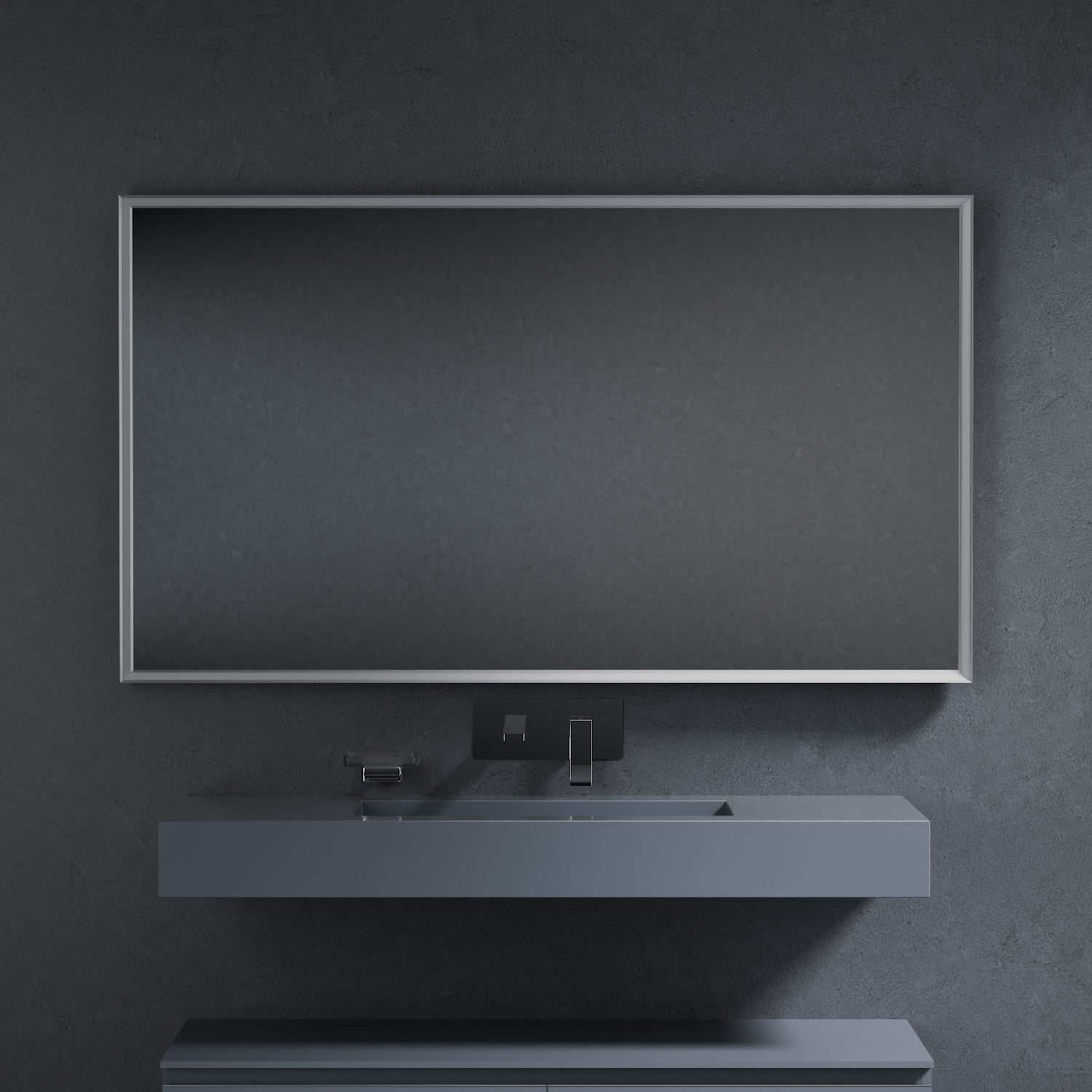 Inda - Specchio LED Pirano+ 140x80cm satinato luce ed intensità dimmerabili