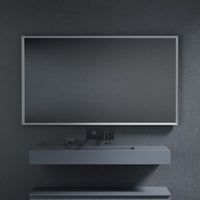 Inda - Specchio LED Pirano+ 140x80cm satinato luce ed intensità dimmerabili